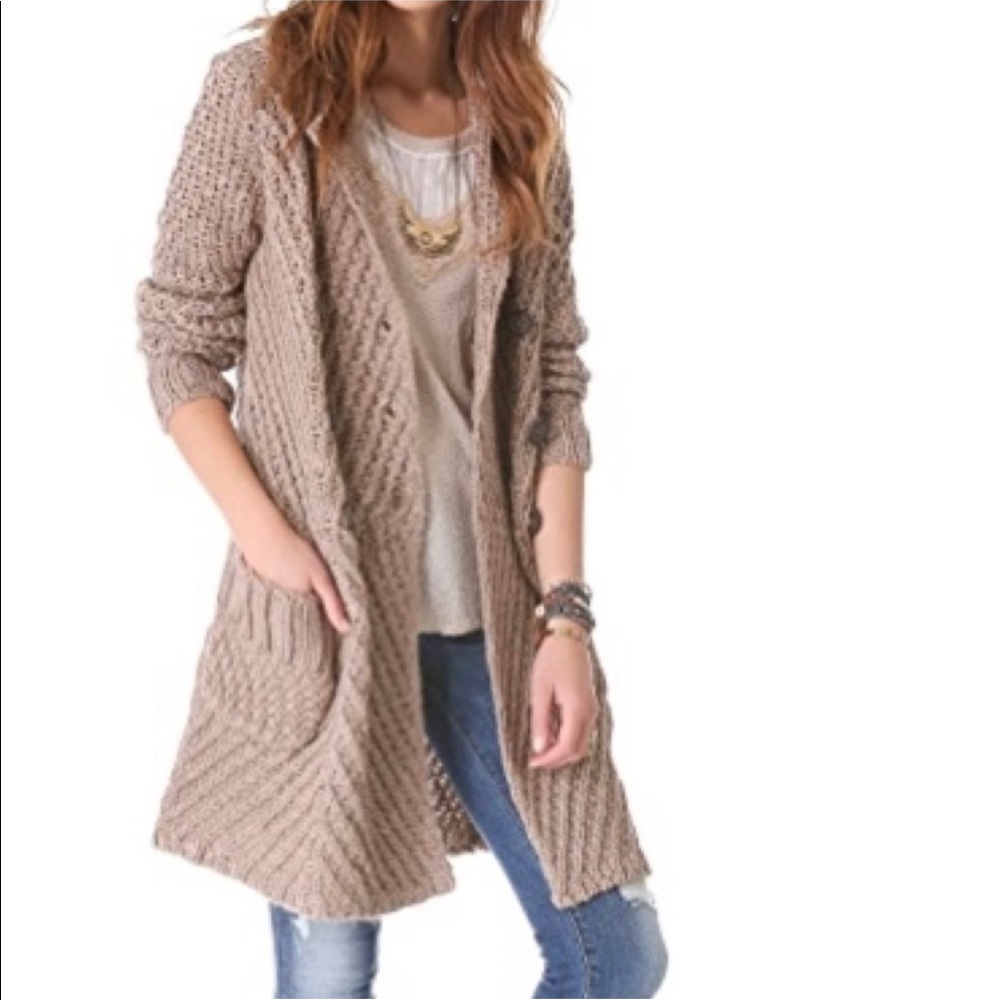 [RARE] Free People |🧁 Buttermilk Biscuit Cardigan